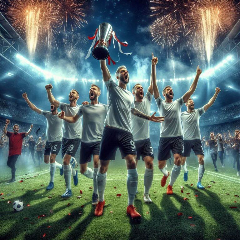 Premier League final match celebrations