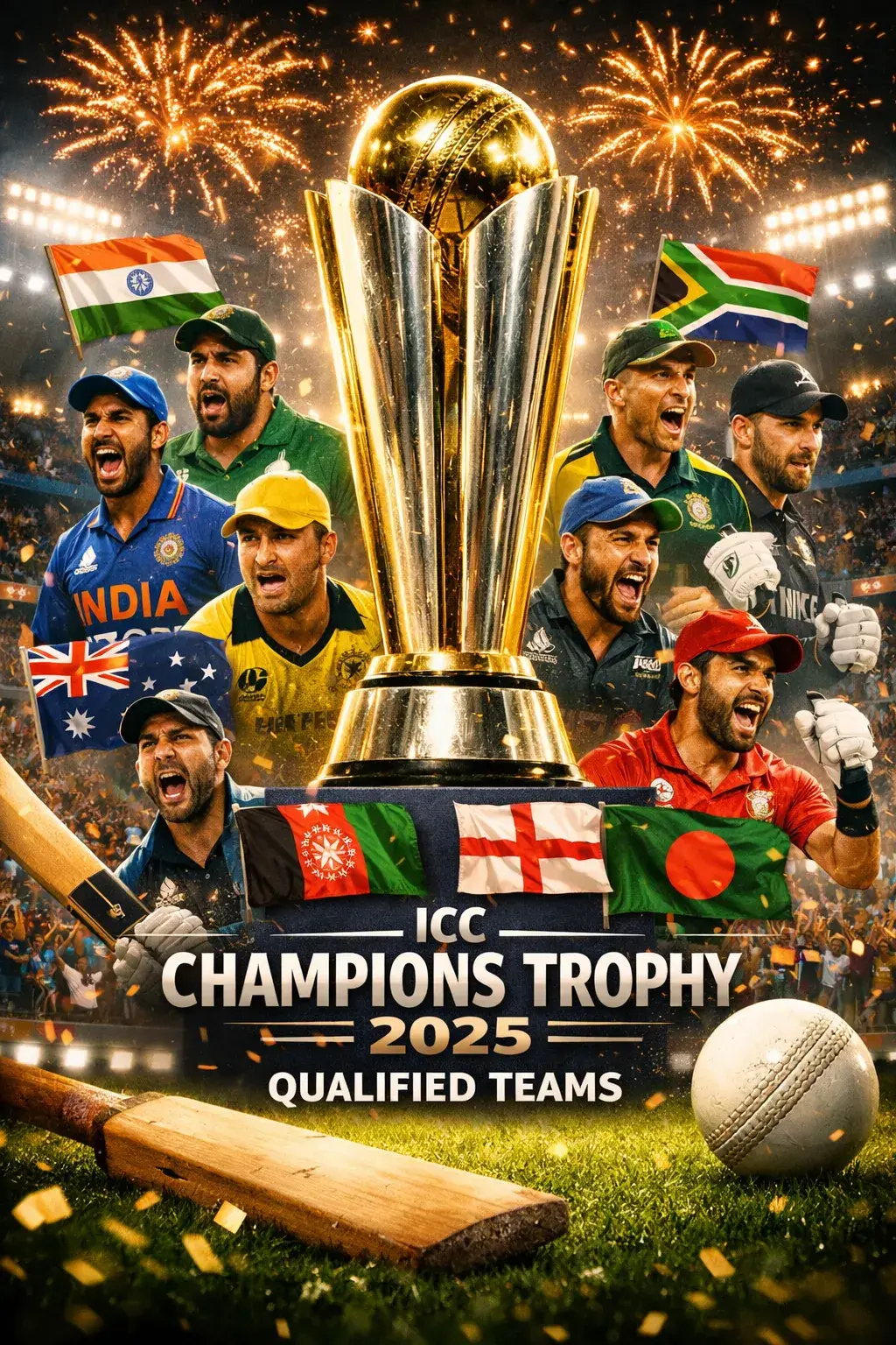 Qualified Teams for Champions Trophy